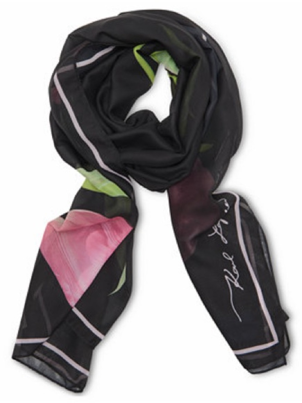NWT Karl Lagerfeld Tulip Scarf